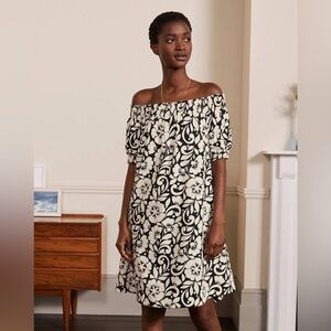 Boden Off Shoulder Mini Dress, Size 4